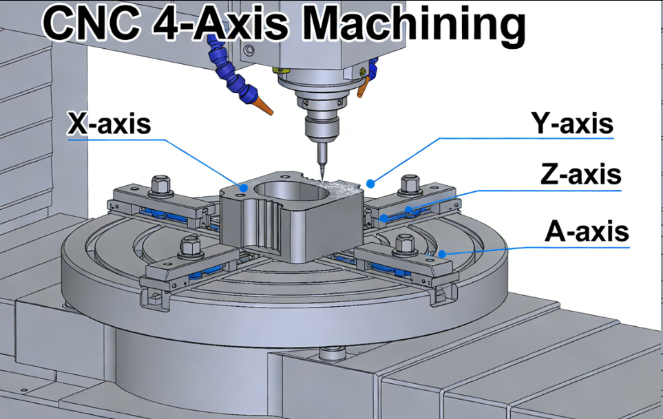 CNC 4-Axis Machining CNC 4-Axis Machining
